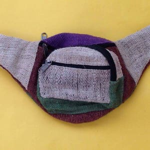 Eco Friendly Pure Hemp Fanny Pack/WaistPack/MoneyBag