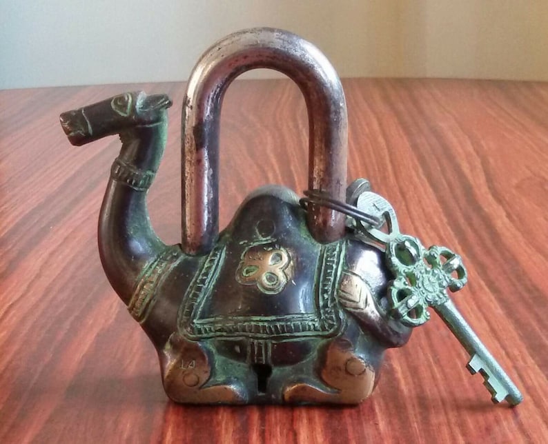 Traditional Camel Door Lock & Keys - Etsy
