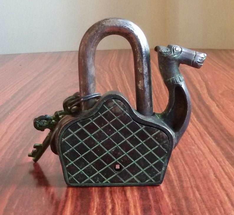 Traditional Camel Door Lock & Keys - Etsy