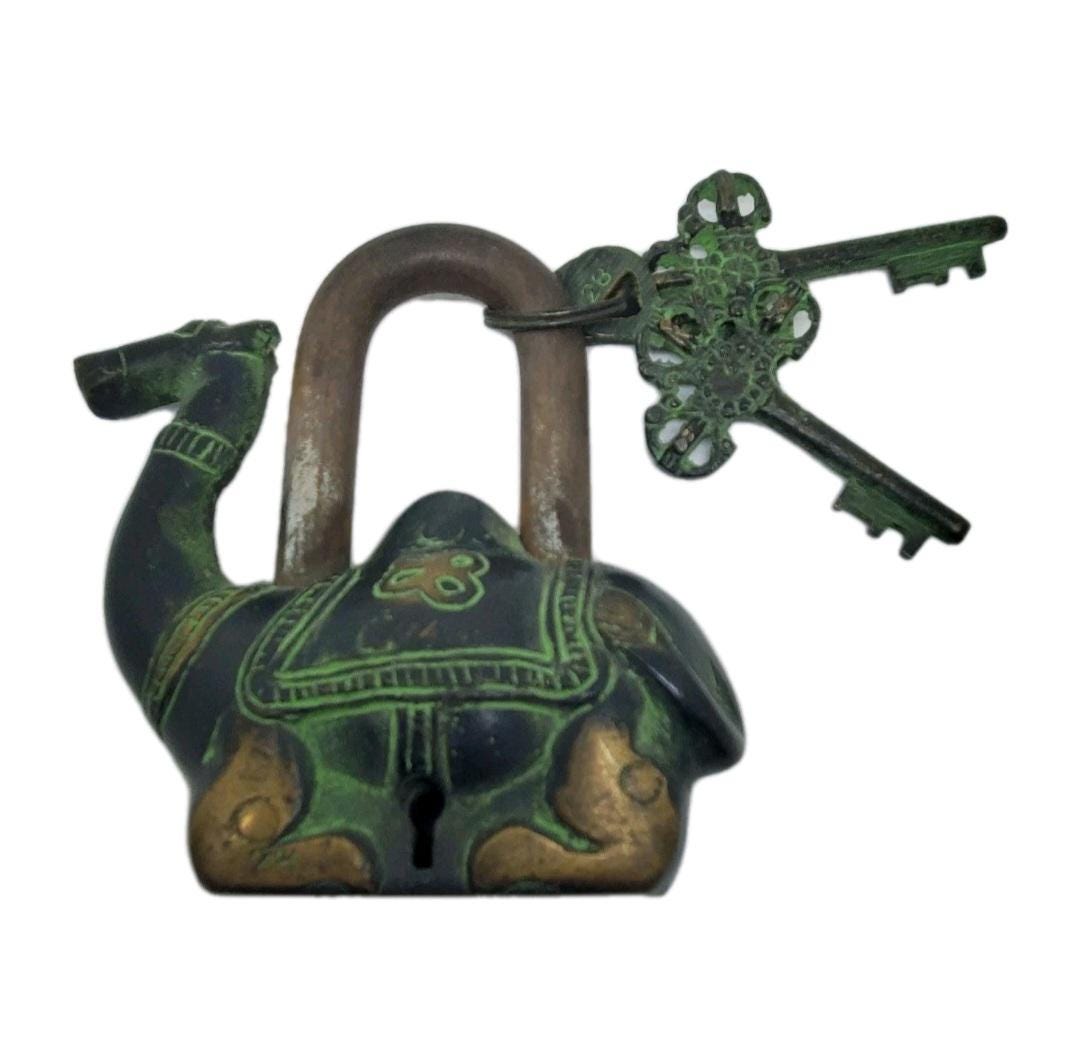 Traditional Camel Door Lock & Keys - Etsy