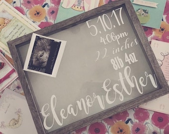 baby shadow box