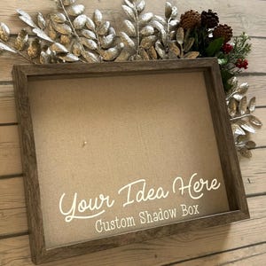 Custom Shadowbox, personalized gift, custom frame, custom decor, custom home decor, gift for her, gift for him, Holiday Present