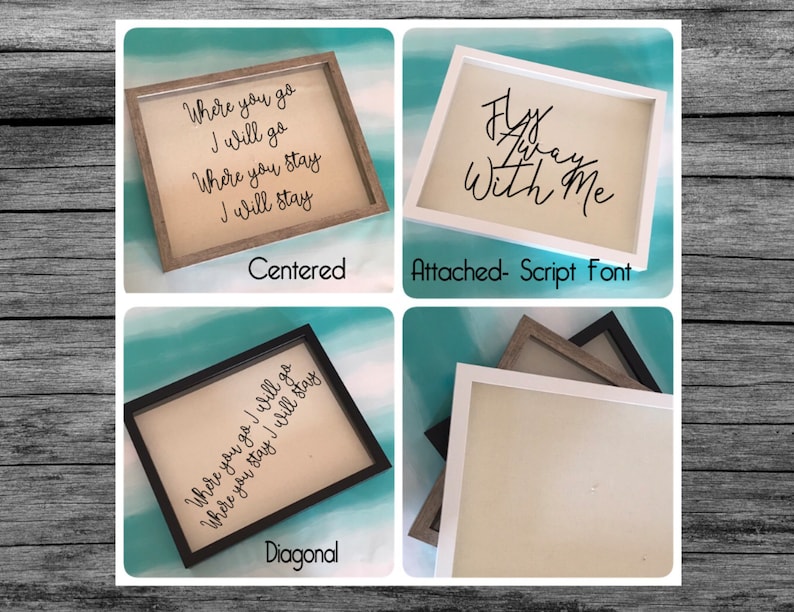 Custom Shadowbox Personalized Shadow Box Custom Frame Etsy