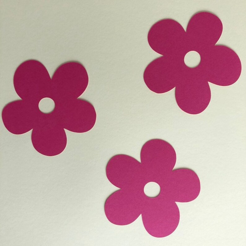 Flower Cutouts Paper Shapes Bulletin Boards Spring Etsy Hong Kong