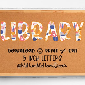 Library Bulletin Board- back to school, classroom decor, Librarian, decorations, ELA teacher, library aid, Library Decor