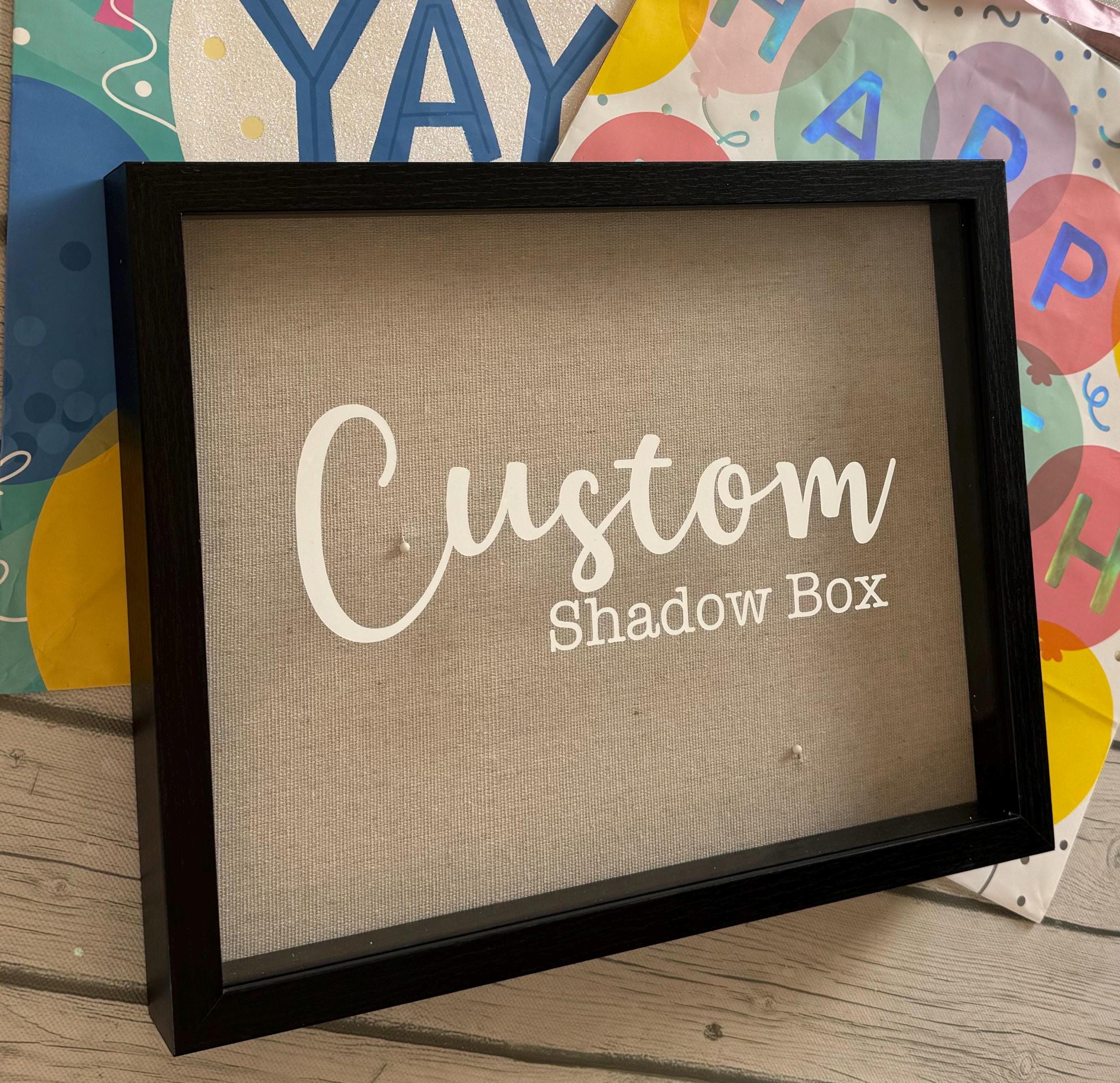 Cadre Shadow Box (boîte Flottante 3D) Pour Photos Ou Bijoux - Couleur Noir Ou Blanc - Neuf