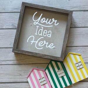 Realtor Closing Gift | Personalized New Home Shadow Box with Family Name, Quote, or Date | Custom Housewarming Gift for Clients