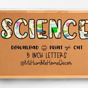 Science Bulletin Board-Digital File- back to school, classroom decor,  decorations, teacher, Science teacher, education, school project
