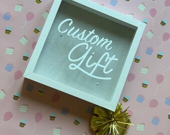 Custom Shadow Box | Personalized 10x10 or 14x11 Keepsake | Unique Gift for Weddings, Anniversaries, Birthdays & More