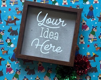 Custom Shadow Box | Personalized 10x10 or 14x11 Keepsake | Unique Gift for Weddings, Anniversaries, Birthdays & More