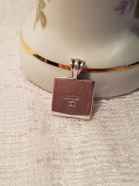 Barse 925 Small Scroll Pattern Pendant - image 5