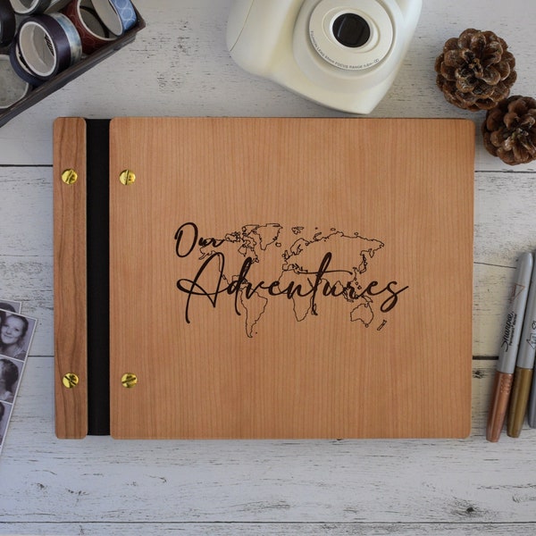 Adventure Book Scrapbook Couples Gift for Boyfriend, Anniversary Gifts Couples, Personalized Gift, Valentines Day Gift for Him