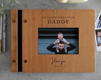 Personalisiertes Vatertagsgeschenk, Abenteuer mit Papa, personalisierte Geschenke für Papa von Tochter Geschenk von Kids Dad scrapbook Vatertagsgeschenk