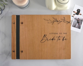 Letters to the Bride, Book Bridal Shower Gift from Bridal Party to Bride, Keepsake Wedding Gift, Advice for the Bride to be