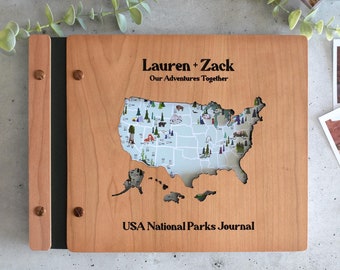 National Parks Map (8.5x11) Digital Download - Etsy