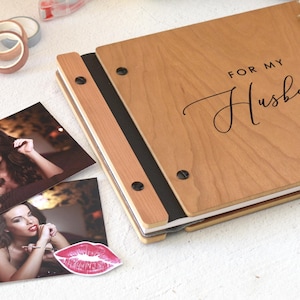 Boudoir Photo Album, Instax Boudoir Book, Wedding Gift from Bridesmaids, Groom Gift, Valentines Gift for Husband, Personalized Gift for him
