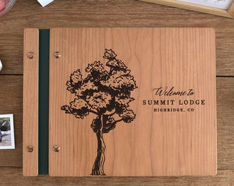 Rustic Airbnb Guest Book, Airbnb Welcome Book for Cabin Lodge & Vacation Rental Home Guest book, New House Guest Book, Housewarming Gift