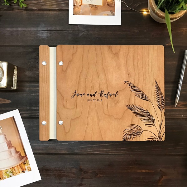 Tropical Wedding Guest Book, Destination Wedding Book, Punta Cana Wedding Guest Book, Florida Beach Wedding