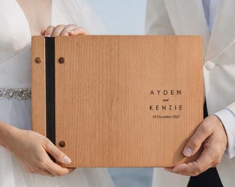 Minimalist Wedding Guest Book Instant Photo Booth Album for Wedding