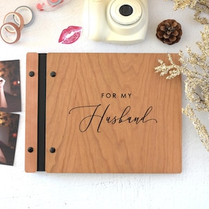 Boudoir Photo Album, Instax Boudoir Book, Wedding Gift from Bridesmaids, Groom Gift, Valentine's Gift for Husband, Personalized Gift for him