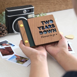 Mini album fotografico personalizzato per anniversario, regalo di San Valentino per lui, regalo di anniversario per lei, regalo per coppie, regalo di compleanno per il fidanzato