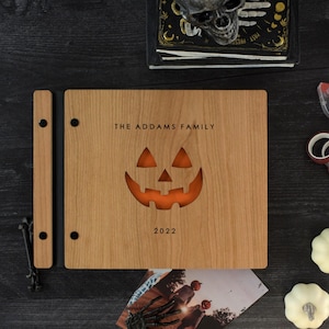 Halloween Memory Book, Scrapbook, Family Photo Album