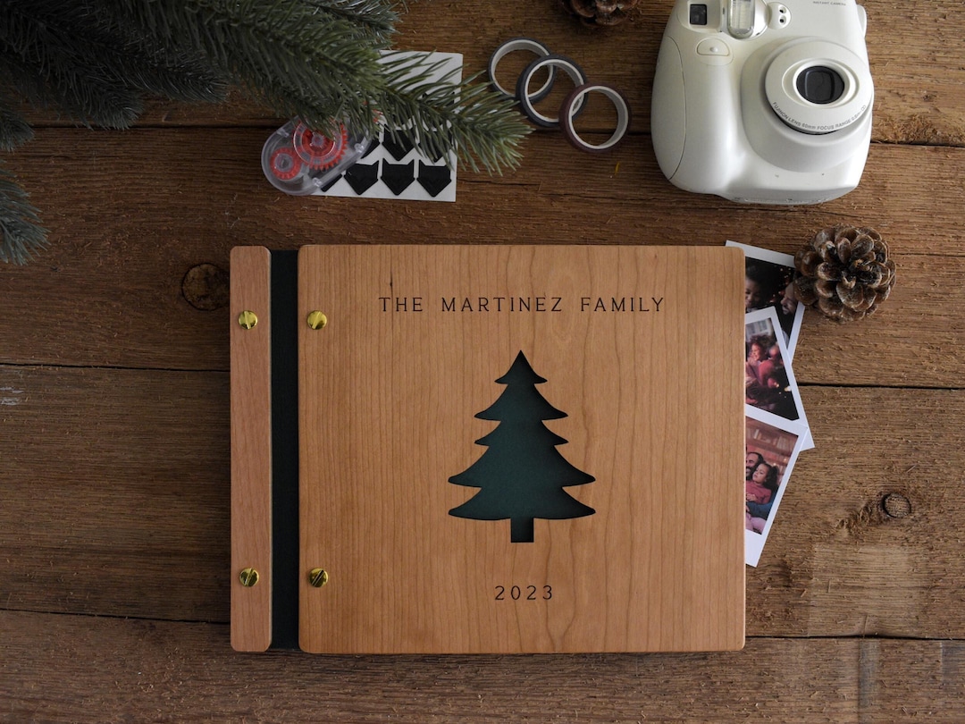 Christmas Photo Album Holiday Scrapbook Gifts for Her Christmas Family
