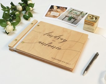 Wedding Guest Book Photobooth Guest Book Gold Wedding Photobooth Photo Album Wedding Calligraphy Guestbook Custom Wedding Decor