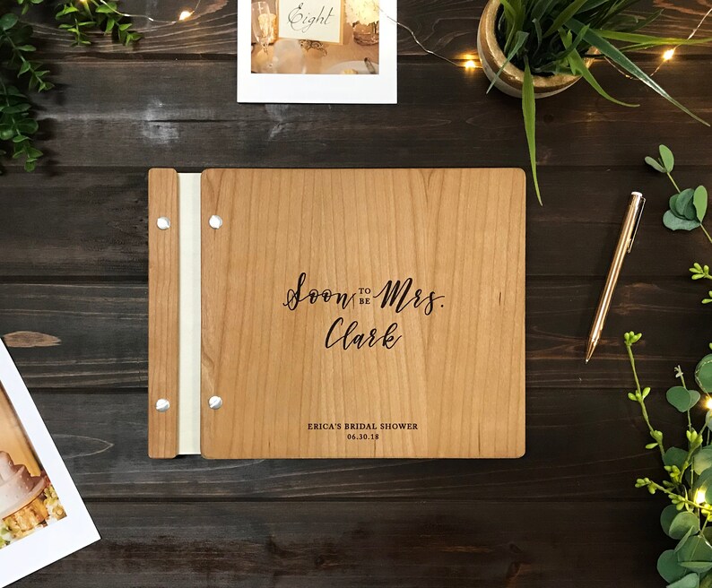 Bridal Shower Guest Book Bridal Shower Gift Guest Book Etsy