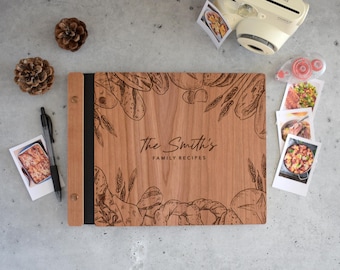 Personalisierter Rezeptbuchordner, Geschenk für Mama, individuelles Kochbuch, Geburtstagsgeschenk für Mama, Geschenk für Mutter, Familienrezeptbuch, Backgeschenke für sie