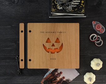 Halloween Memory Book, Scrapbook, Family Photo Album