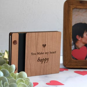 Scrapbook Valentines Gift for him, Personalized Photo Album Anniversary Gift for her, Couples gift, Gifts for Boyfriend, Gift for Husband