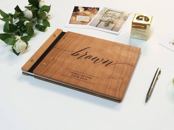 WEdding Combo Guestbook and Photo Album, Photo Booth Album with  personalised pages 05/PhotoM/kwg