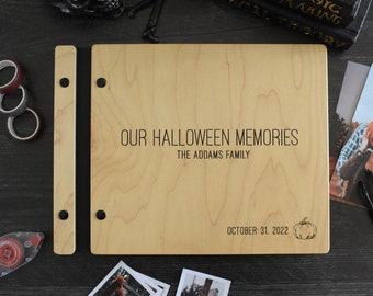 Halloween Memory Book, Scrapbook, Family Photo Album