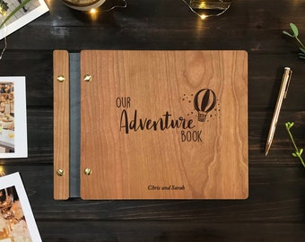 Adventure Book Scrapbook valentines Scrapbook Gift for him and her Adventure Album valentines gift