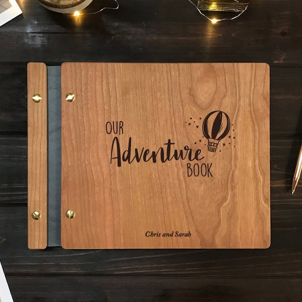 Adventure Book Scrapbook valentines Scrapbook Gift for him and her Adventure Album valentines gift