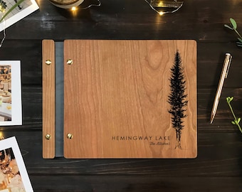 lake home guest book, Wood sign Book, Guest Book, Photobooth Guestbook, Air BNB Guest Book, Guest House guestbook, cabin guest log