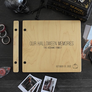 Halloween Memory Book, Scrapbook, Family Photo Album