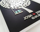 Wedding Guest book Tree Alternative 3D Wedding Frame Wedding Poster Guestbook Alternative Guest Book - FRAME INCLUDED!