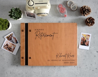 Happy Retirement Gifts for Women, Custom Retirement Memory Book, Retirement Book Gifts For men, For Coworker