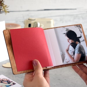 Capture cherished moments with Happy Mama-Bear Day – A perfect wooden photo book for moms.