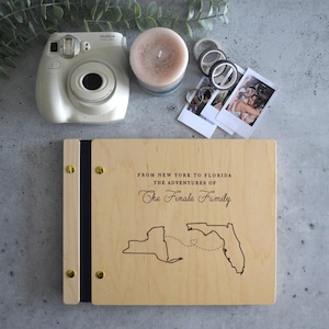 Carnet de voyage et album photo Notre livre d'aventures pour couple, un album de voyage pour elle ou sa meilleure amie