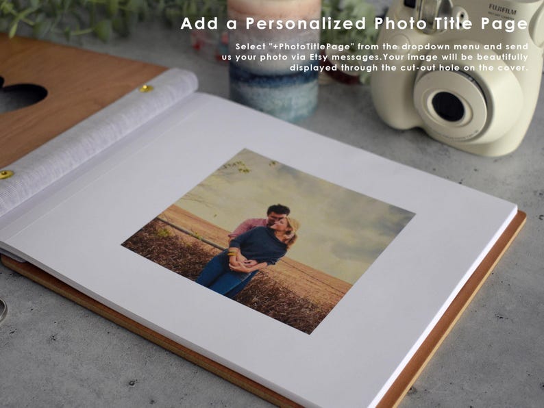 Adventure Book Scrapbook Couples Gift for Boyfriend, Anniversary Gifts Couples, Personalized Gift, Valentines Day Gift for Him image 4