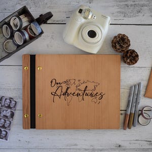Adventure Book Scrapbook Couples Gift for Boyfriend, Anniversary Gifts Couples, Personalized Gift, Valentines Day Gift for Him