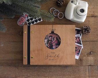 Kerstfotoalbum Vakantiefotoalbum Cadeaus voor haar Kerstfamilie Fotoalbum Gepersonaliseerd vakantiefotoalbum