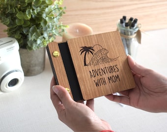 Mini Adventures with Mom Photo Book, Custom Photo Print Album, Personalized First Mothers Day Gift, Memory Book Gift For Mom From Kid