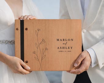 Elegant Wedding Guest Book Instant Photo Booth Album for Wedding