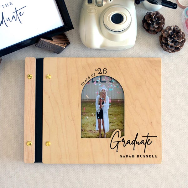 2026 Graduation Guest Book High School Grad College Grad Party Graduation Sign Book Polaroid Guestbook Photo Album Graduation Gift