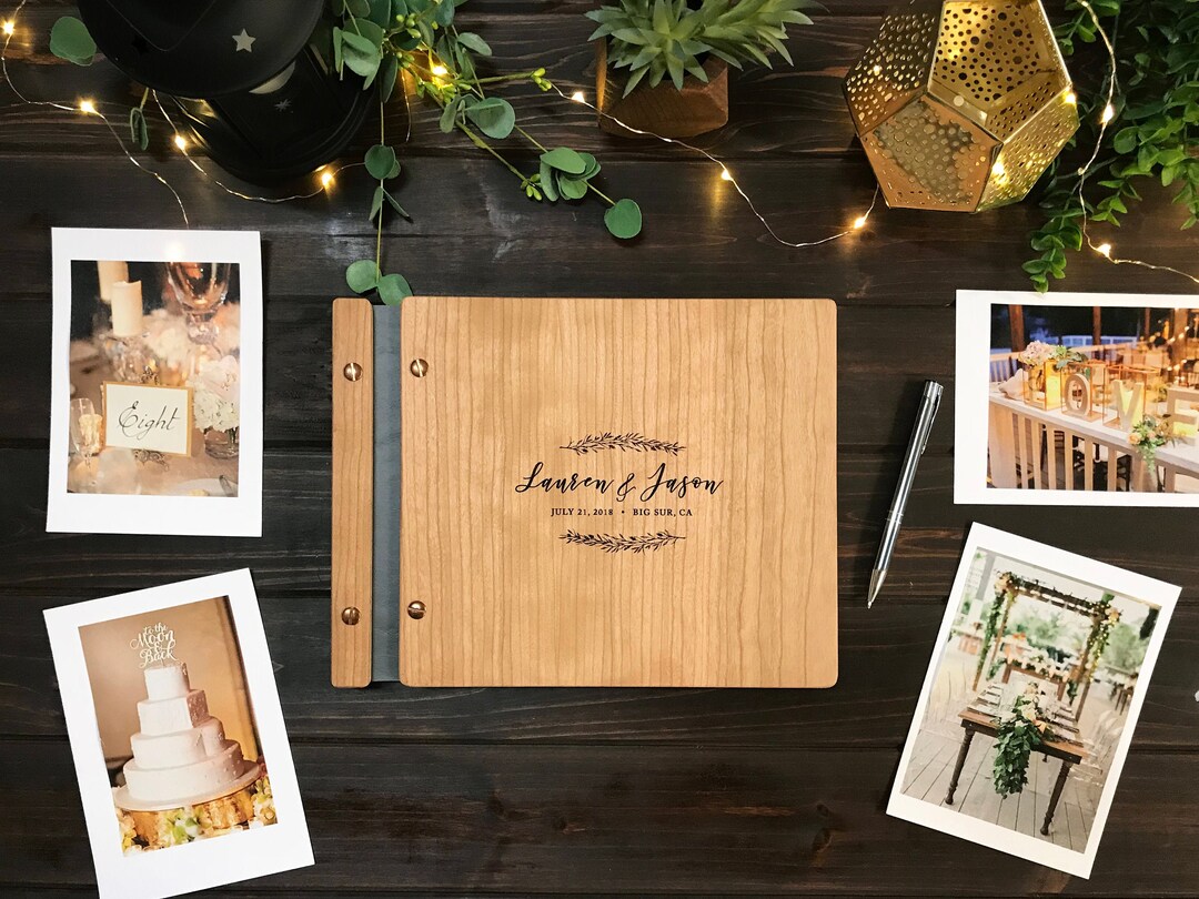 Wedding Guest Book, Personalized Guest Book, Wedding Photo Album