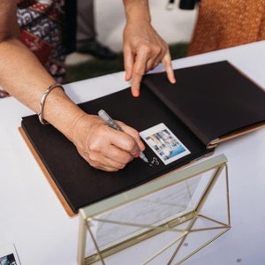 Wooden Wedding Guest Book Personalized Laser Engraved, Perfect for Photos and Heartfelt Messages, Photobooth, Photo Album, Wedding Album image 7